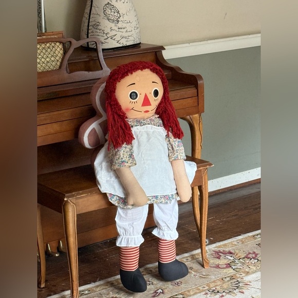 Rare Vintage 1960's XL Annabelle The Original Knickerbocker Raggedy Ann
Doll - Picture 8 of 11
